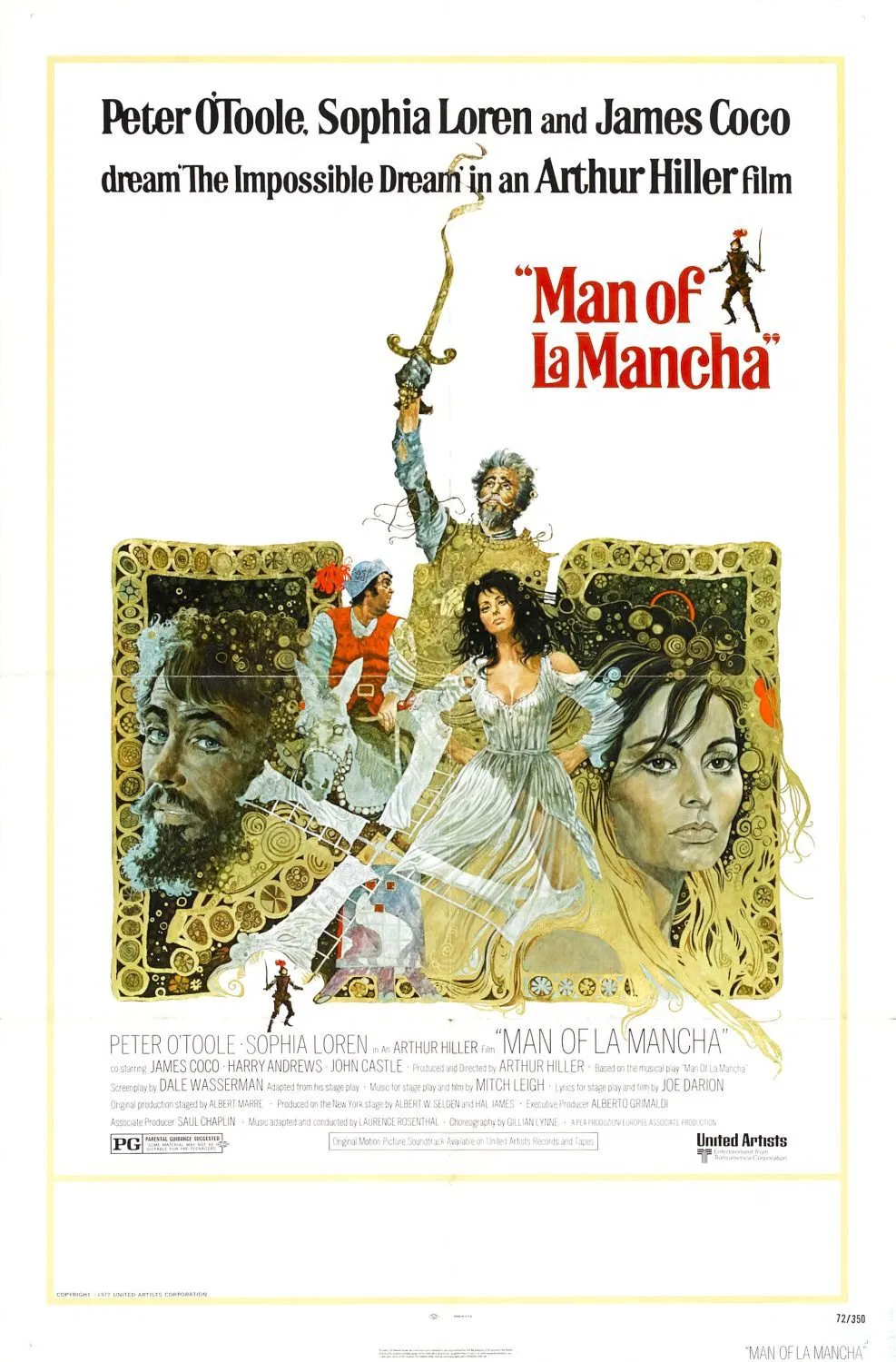 Man of La Mancha (1972) Poster