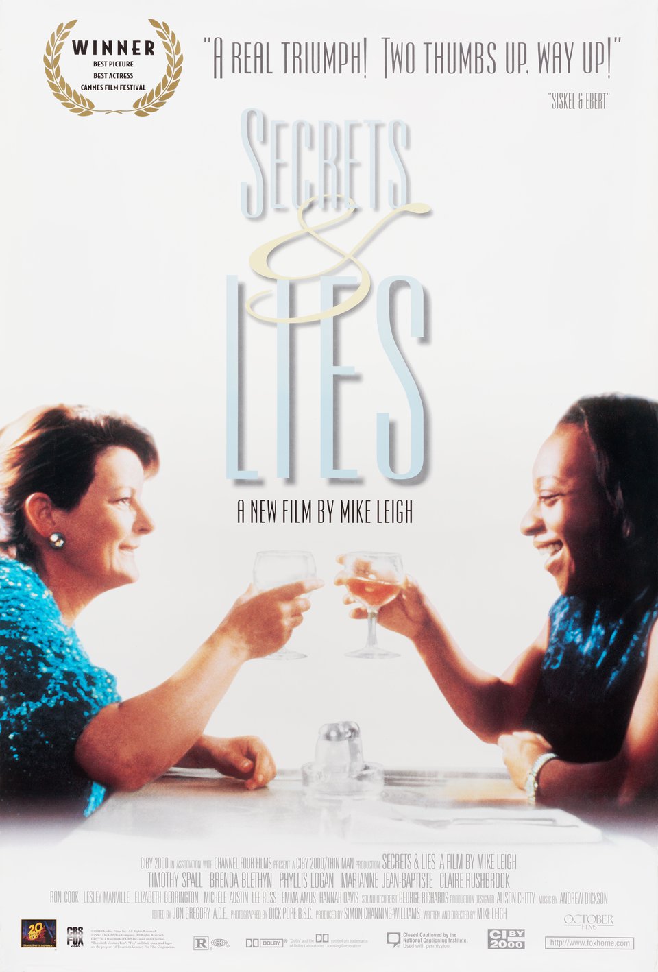 Secrets & Lies (1996) Poster