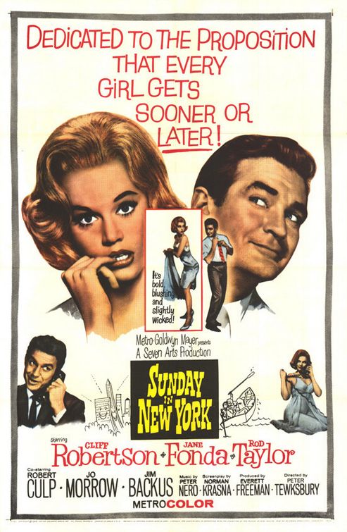 Sunday in New York (1963) Poster